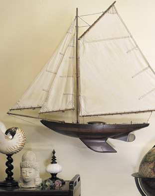 Maquette bois du Yacht Ironside Authentic models AS167.